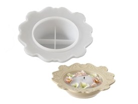 Molde silicona plato hondo barroco